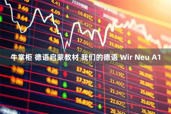 牛掌柜 德语启蒙教材 我们的德语 Wir Neu A1